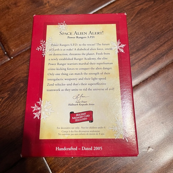 Hallmark Keepsake Power Rangers SPD Space Alien Alert 2005 Ornament - Picture 4 of 9